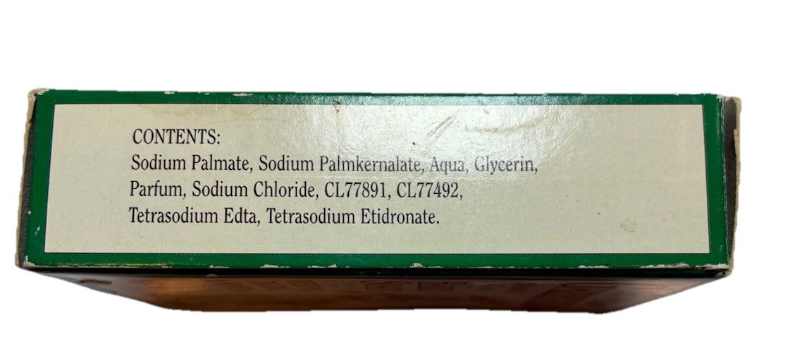 New Vintage The Weary Gardener’s Herbal Hand Soap Bar 3.35 oz. 95g England UK