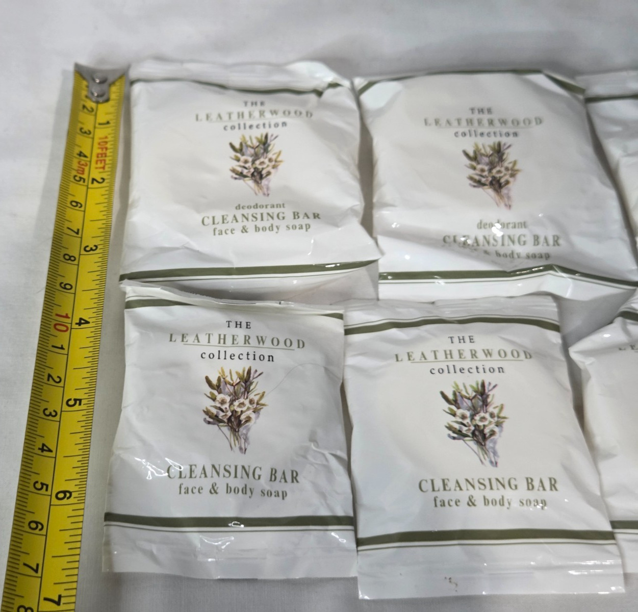 Lot of 6 The Leatherwood Collection Hotel Guest Size Cleansing Bar Soap New