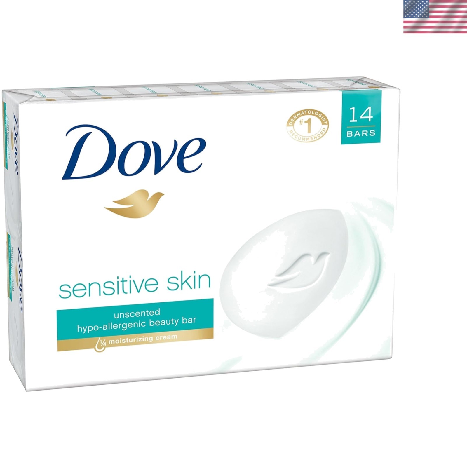 24-Pack Beauty Bar Soap for Sensitive Skin – Cruelty-Free & Moisturizing Formula