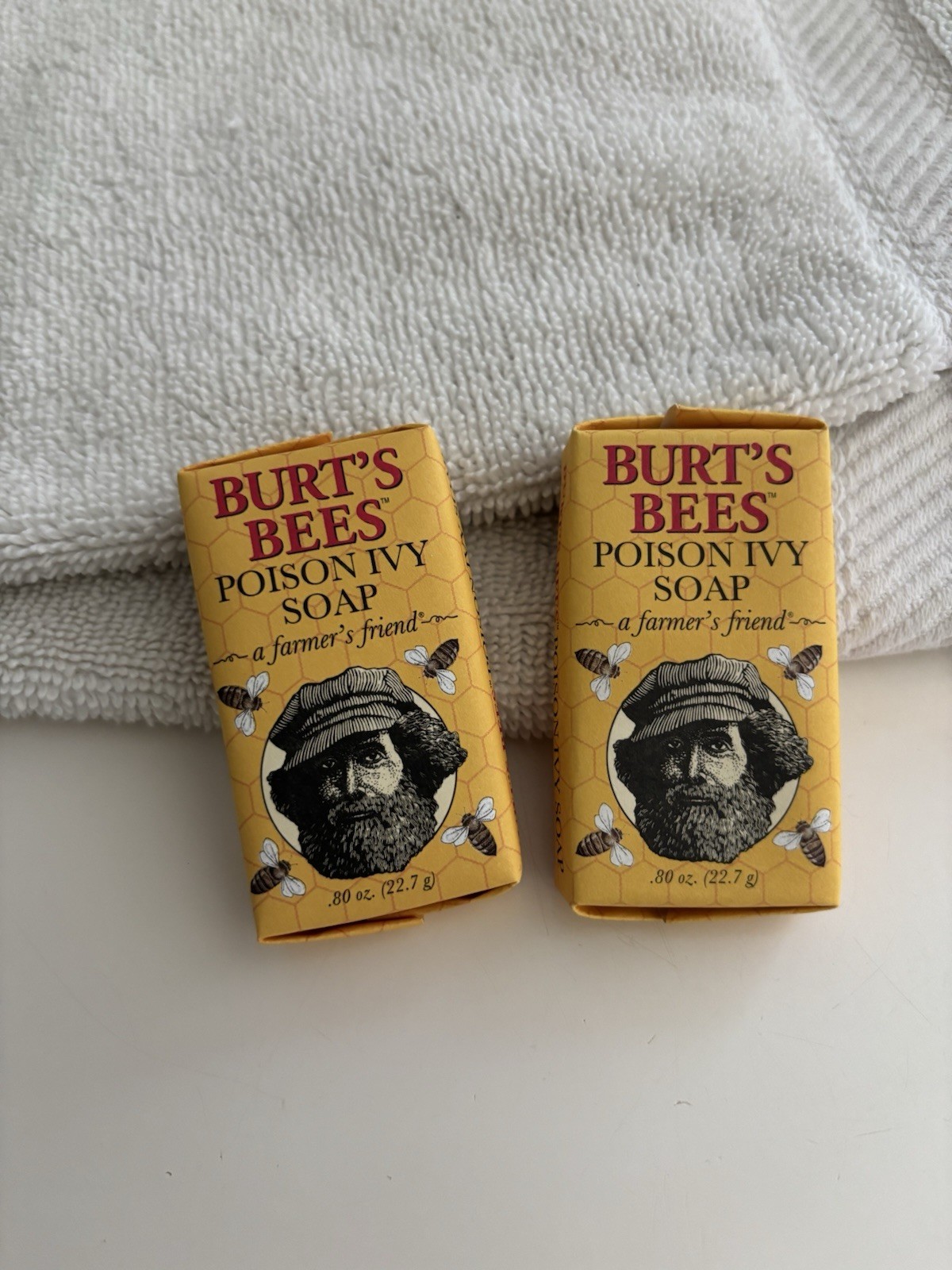 (2) Burt’s Bees Poison Ivy Soap Bar 0.8oz Small Travel Size New Old Stock