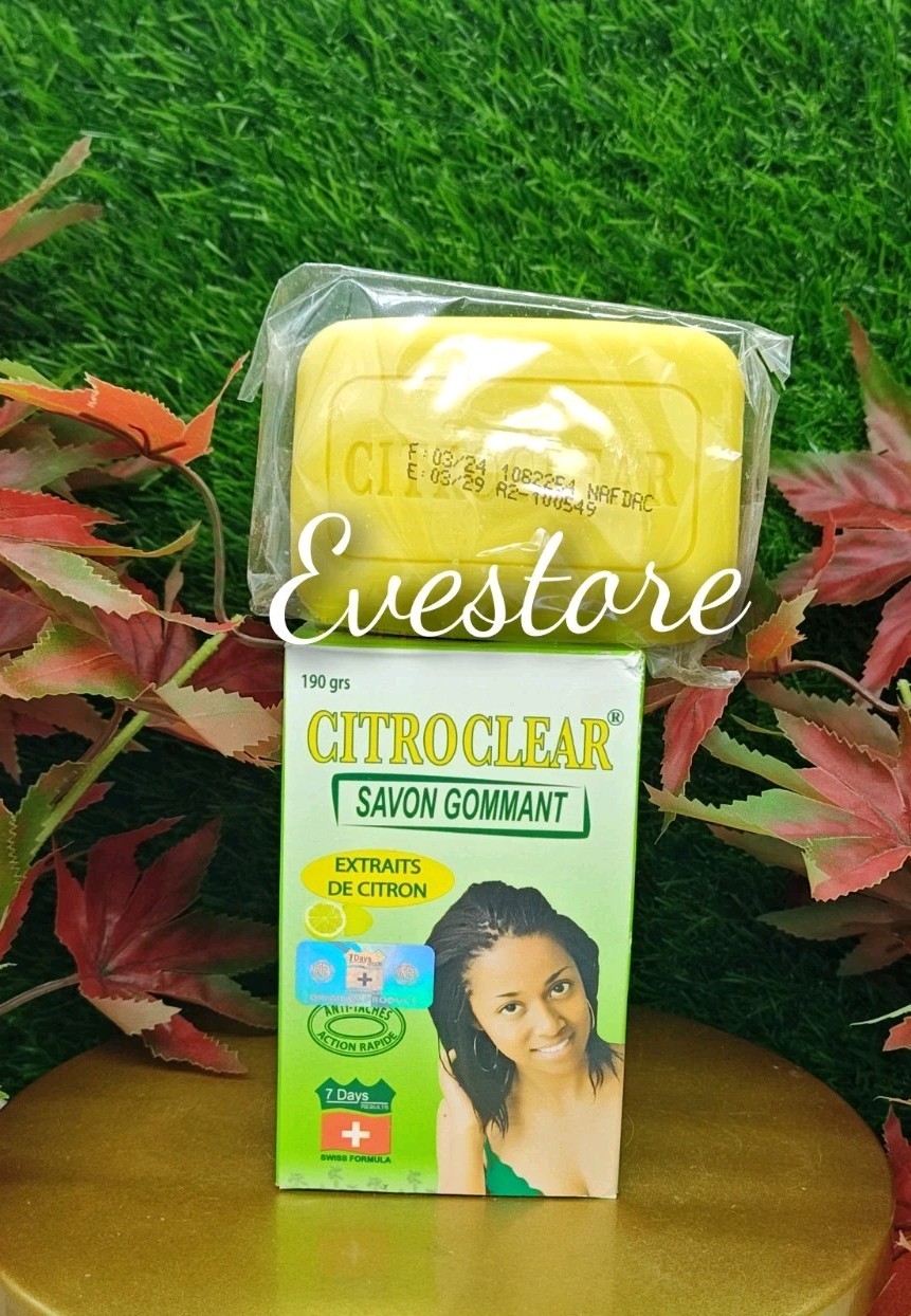 2pc. Citro Clear exfoliating soap & serum with Lemon Extracts, Vit. C