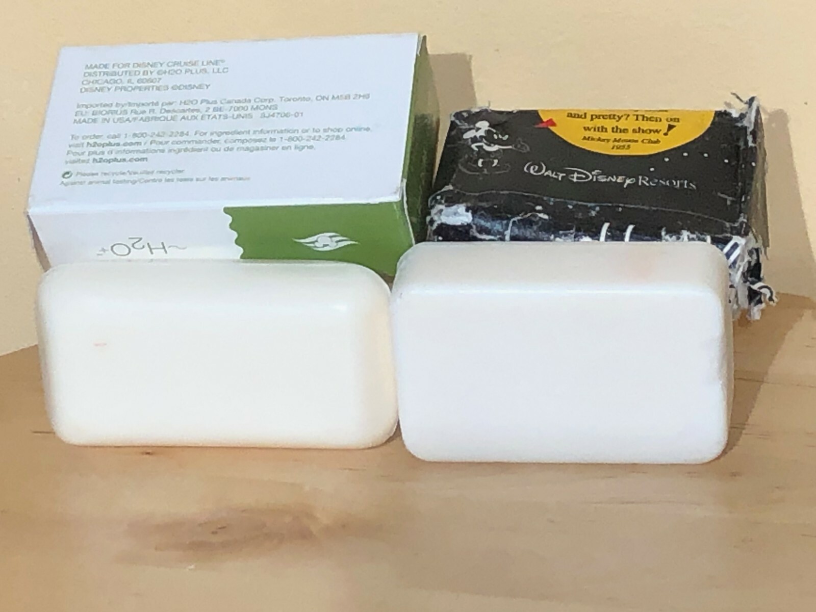 Walt Disney Cruise Line Spa Sea Salt~Vtg Resort Mickey Mouse Bath Bar Soap HD29