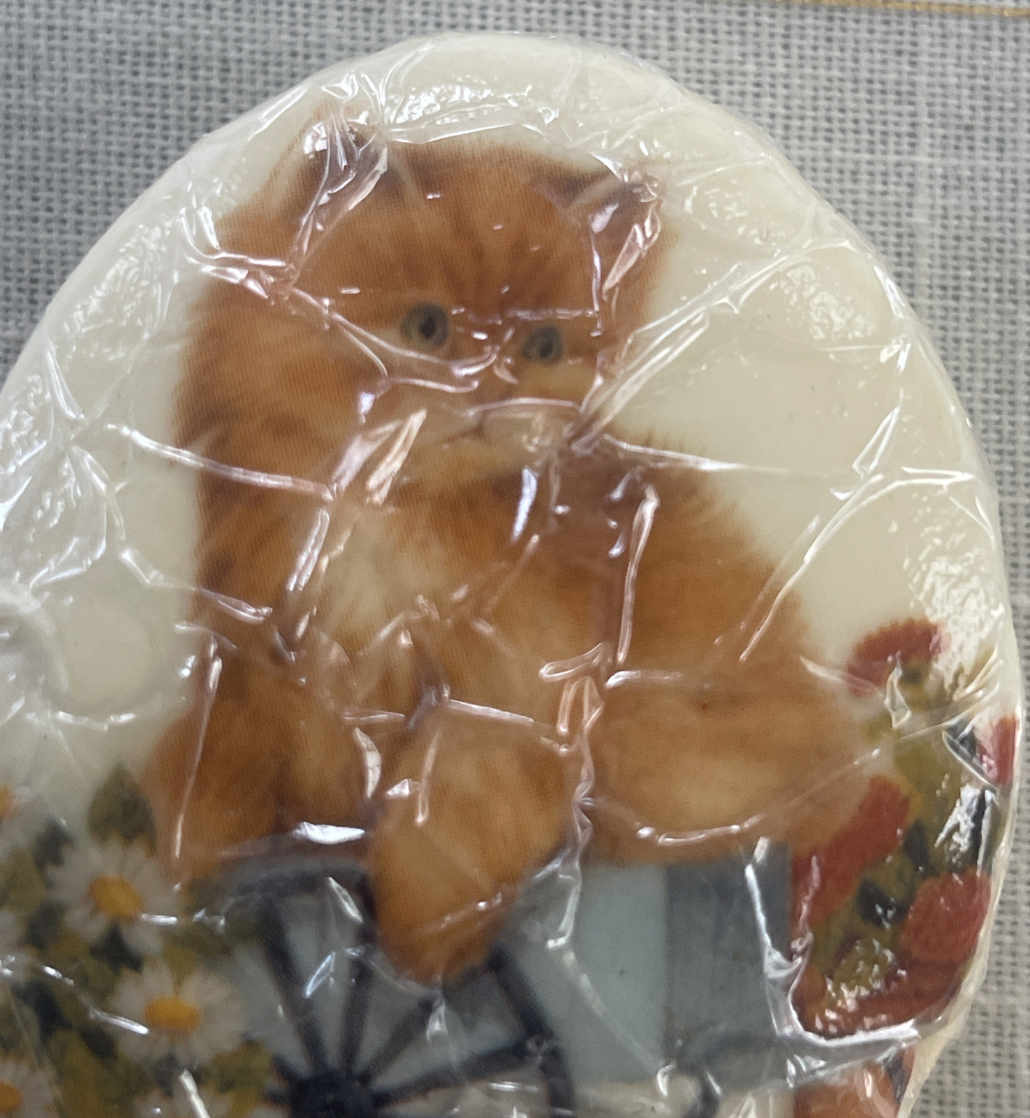 Kitty Cat Lasting Impressions Picture Bar Soap – Will Not Wash Off Ginger Tabby