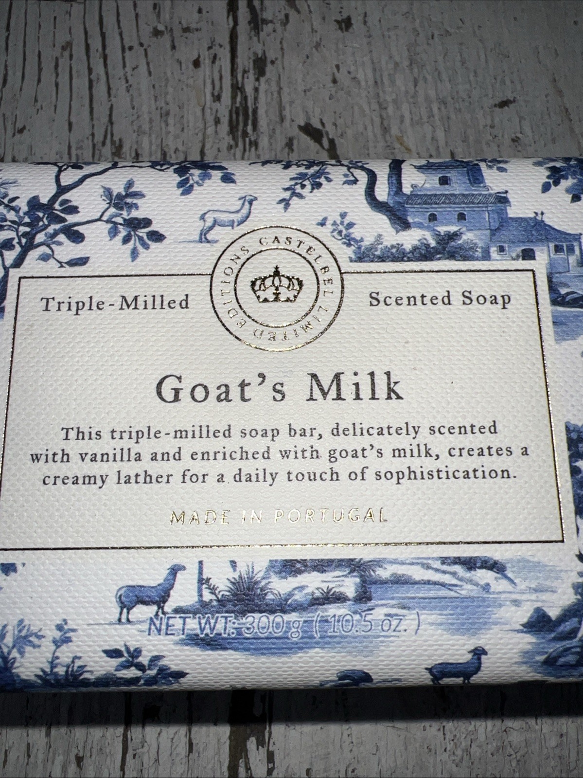 Castelbel Luxury Bath Bar Soap Goat’s Milk Scented 10.5oz triple milled