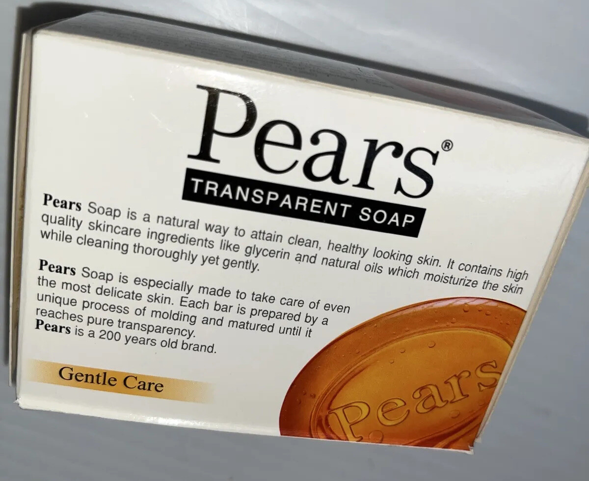 Pears Natural Transparent Original Soap 3.5 Oz. Glycerin Soap 6 Pack