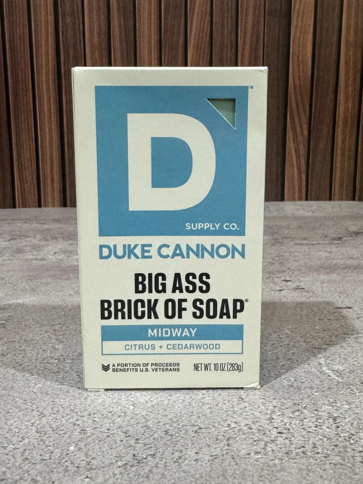 Duke Cannon Big Ass Brick of Soap Midway Citrus + Cedarwood 10 oz New