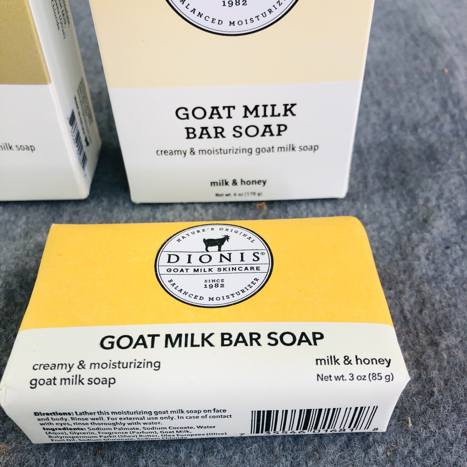 (7) Dionis Goat Milk Skincare Bar Soap Creamy & Moisturizing Various Scents NEW