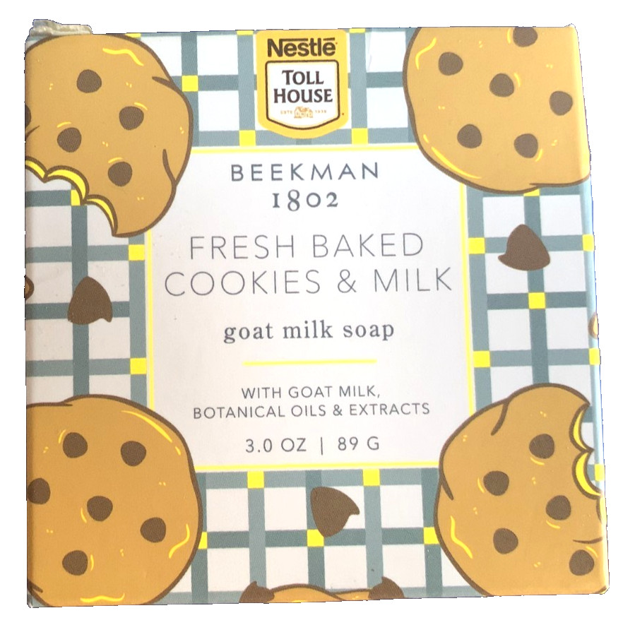 Beekman 1802 3oz Goat Milk Nestle Toll House Fresh Baked Cookies & Milk Bar Soap