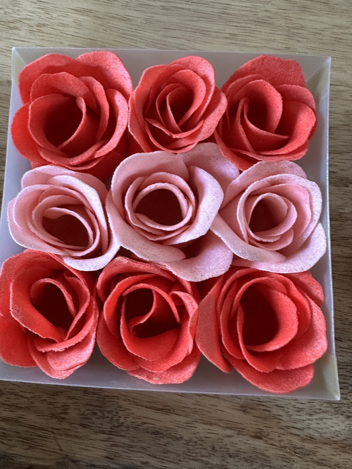 Two’s Company ROSE BUDS Rose Scented Soap Petals Set of 9 Valentine’s Day Gift