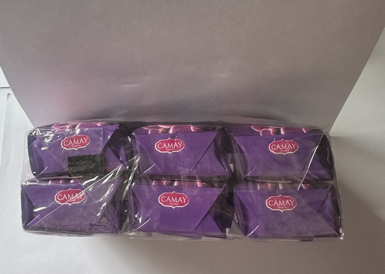 Camay France Beauty Bar Soap MAGIQUE Lot of 6 Unilever Vintage