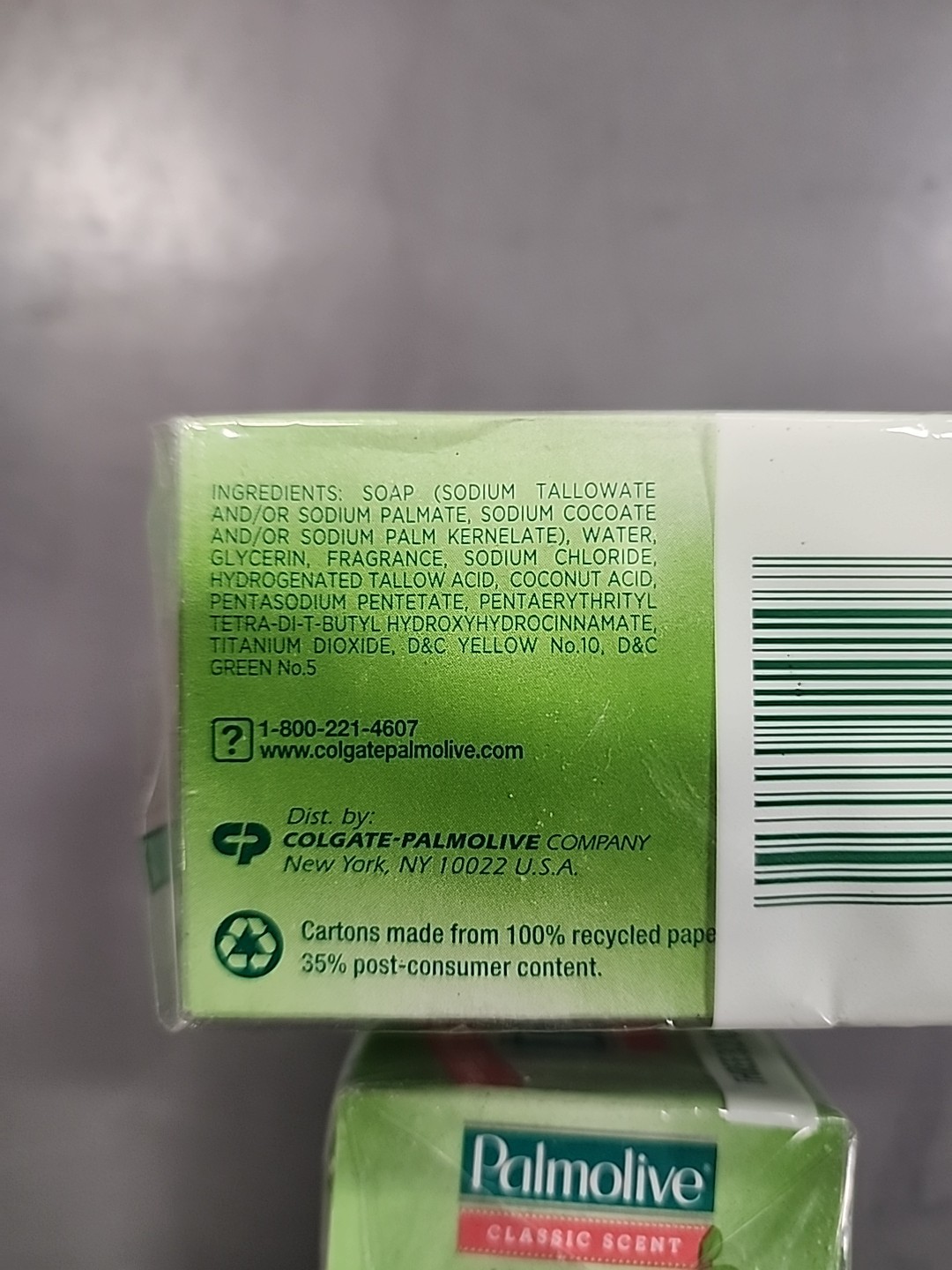 LOT OF 6 Palmolive Mild Soap Classic Scent 3.2oz each Bars of Soap W Tallowate