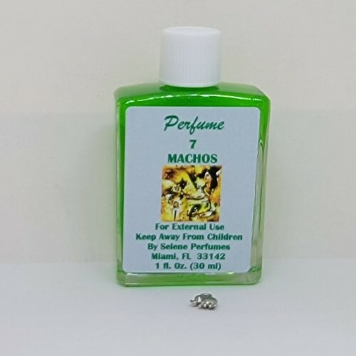 EXTRACTO 7 MACHOS CON FEROMONAS 1oz DOMINA Y ATRAE EL AMOR AMULETO INCLUIDO