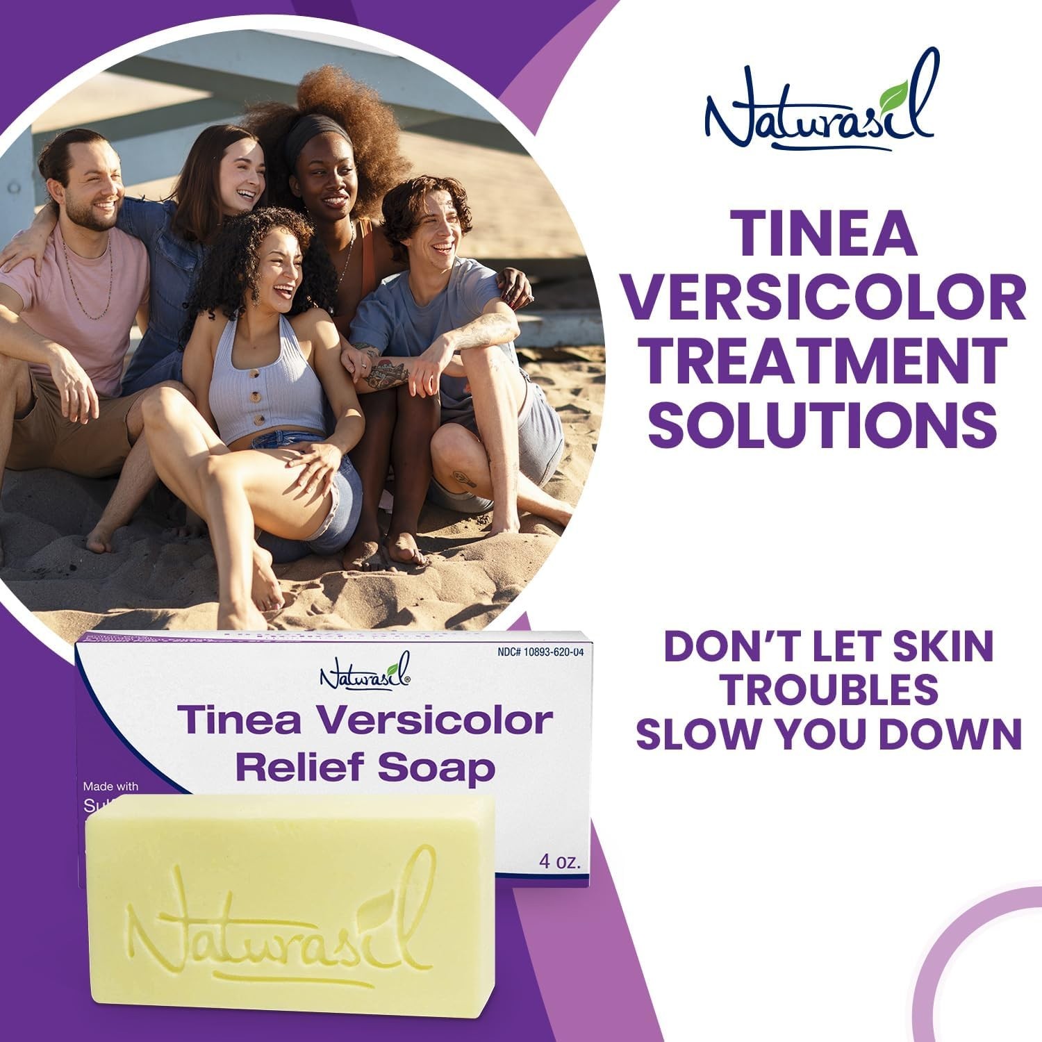 Max-Strength Tinea Versicolor Soap – Fast-Acting Antifungal Relief for All Ages