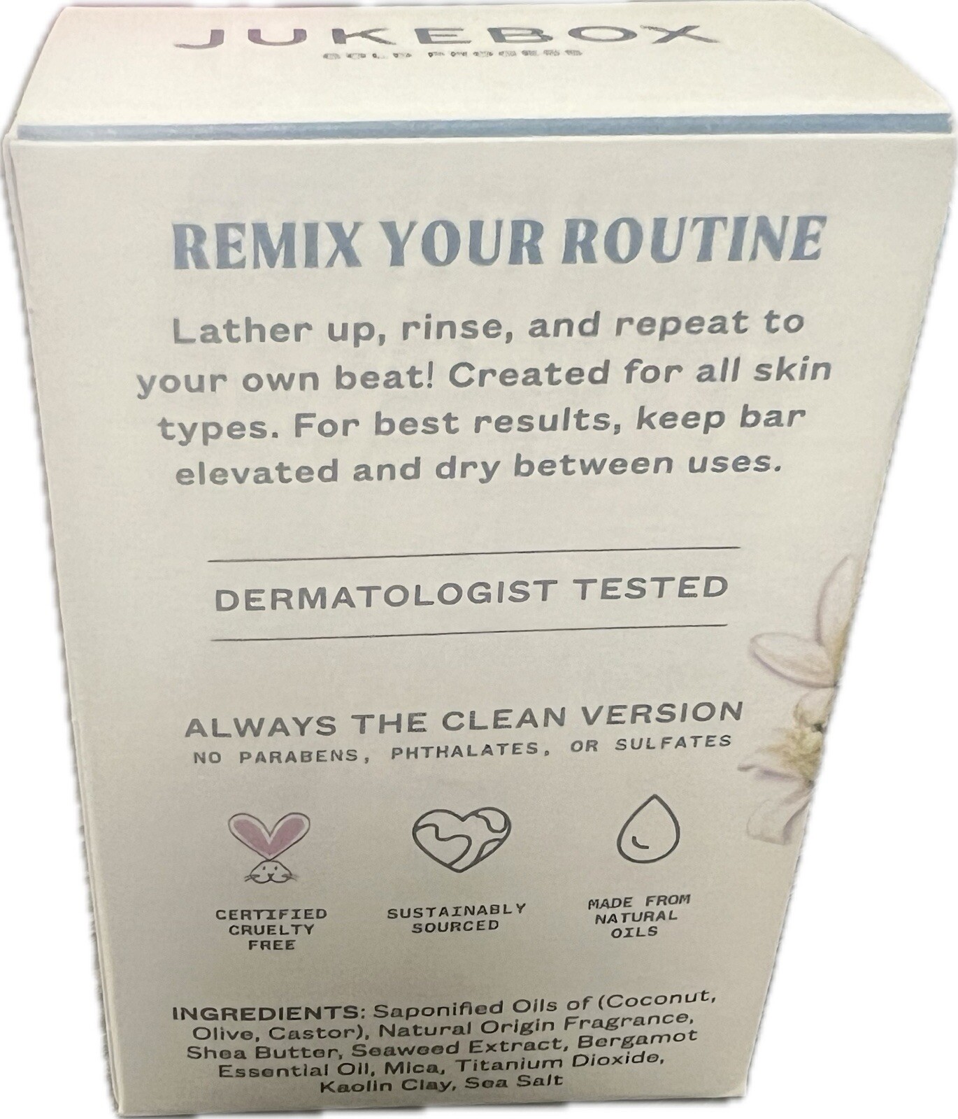 NOS Dr Squatch Jukebox Natural Body Soap Sky Blue Malibu No Scrub 4.5 oz NEW