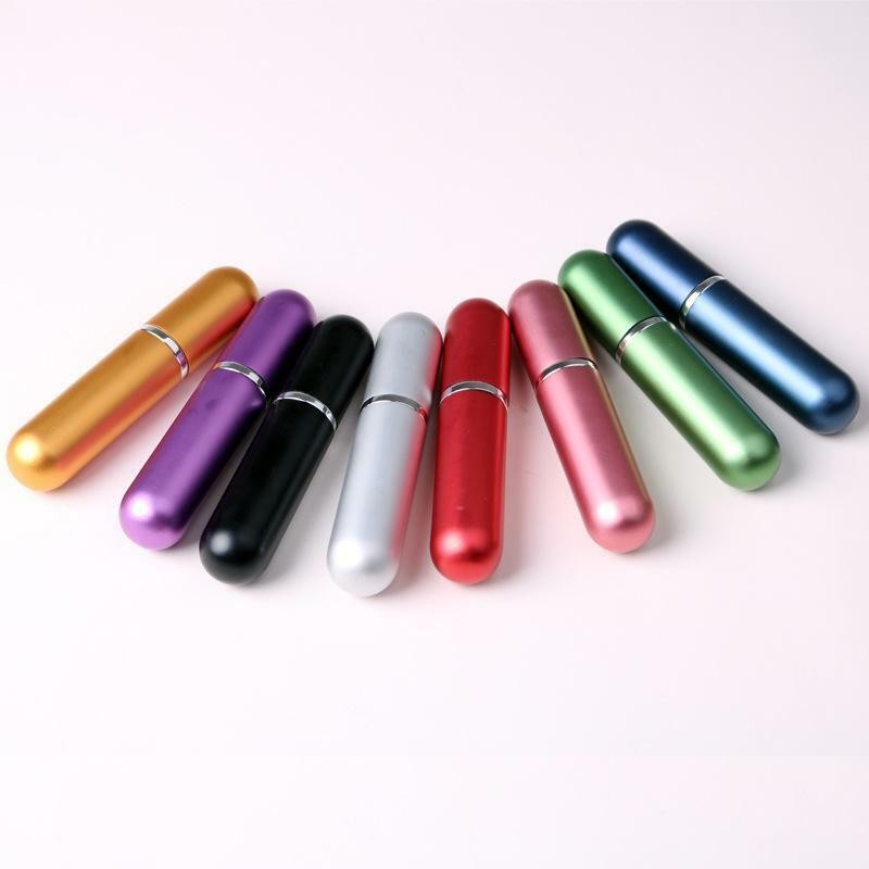5ML Travel Portable Mini Refillable Perfume Atomizer Bottle Scent Spray Case