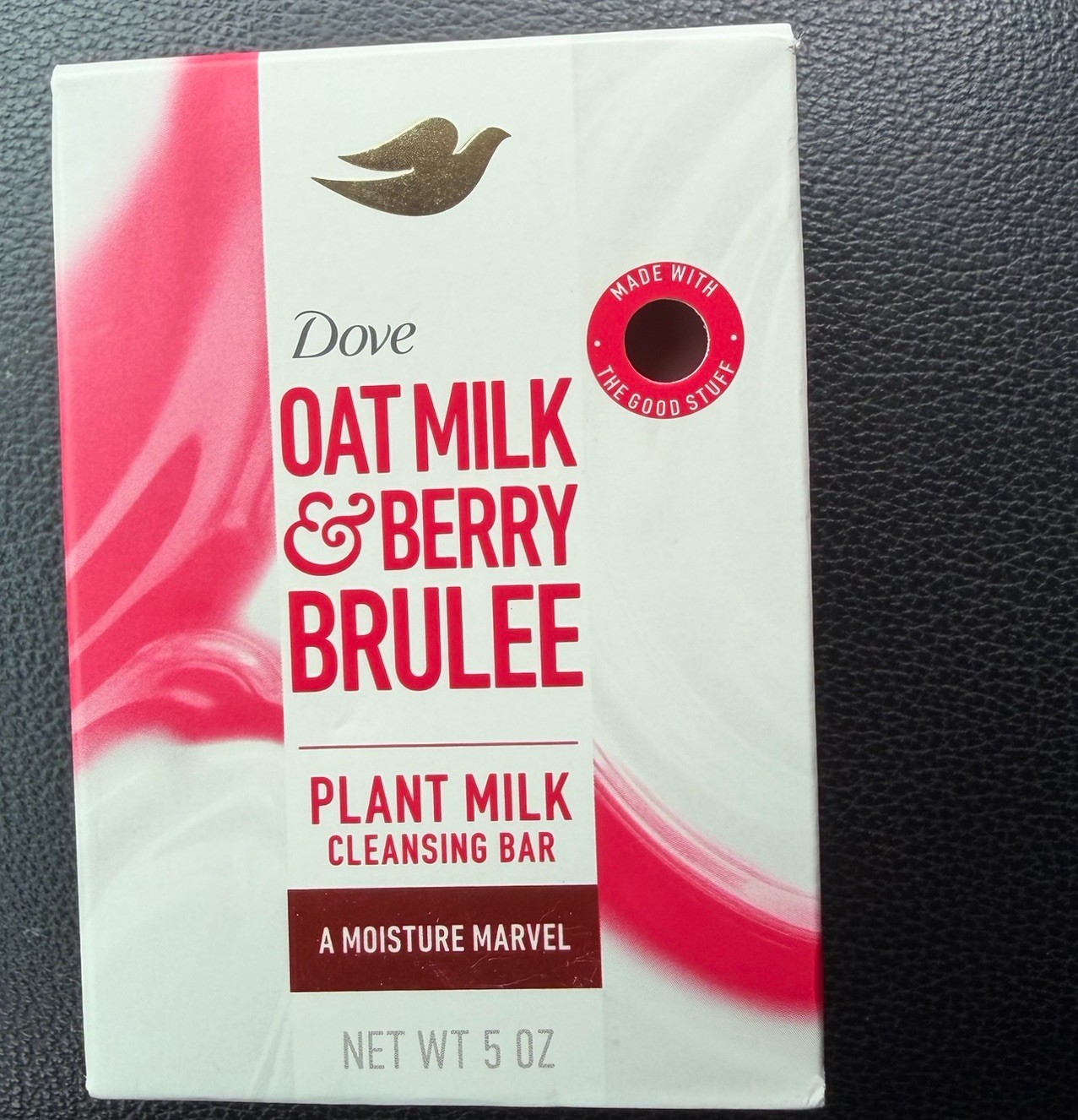 NEW Dove Oat Milk & Berry Brûlée Plant Milk Cleansing Bar, 5 oz