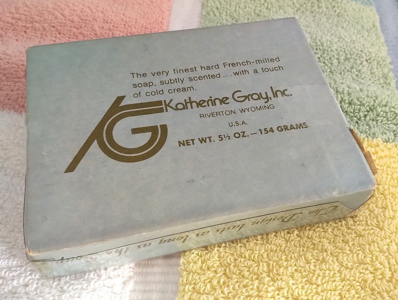 Vintage KATHERINE GRAY French Milled Bath Soap (2 Bars) Personalized Initial “O”
