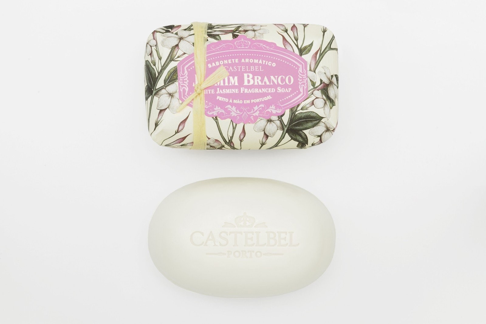 Castelbel White Jasmine Soap 2-Bars (150g x 2) Aromatic, Vegetable-Base…