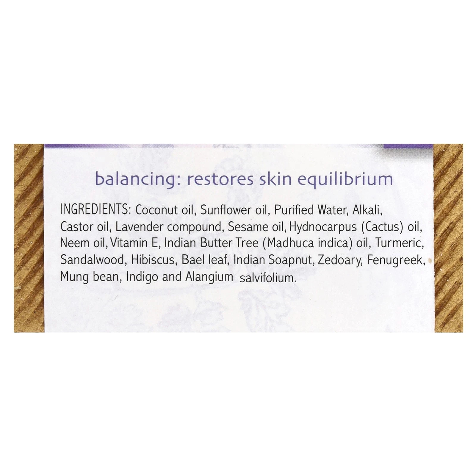 Auromere Ayurvedic Soap with Neem Lavender-Neem 2.75 oz (Pack of 6)