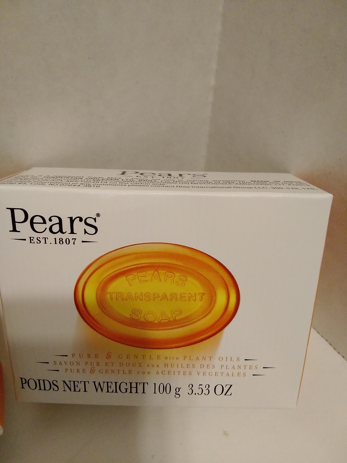 Pears Bar Soap Pure and Natural with Plant Oils Pack of 2 Each 3.53 Oz