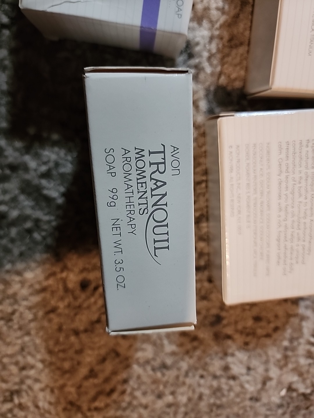 4 Avon Tranquil Moments Aromatherapy Soap New NOS 1986