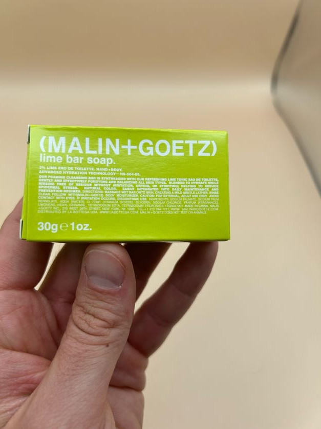 MALIN+GOETZ Lime Bar Soap Travel Size 1 oz Hand & Body Soap of NEW YORK 10 PACK