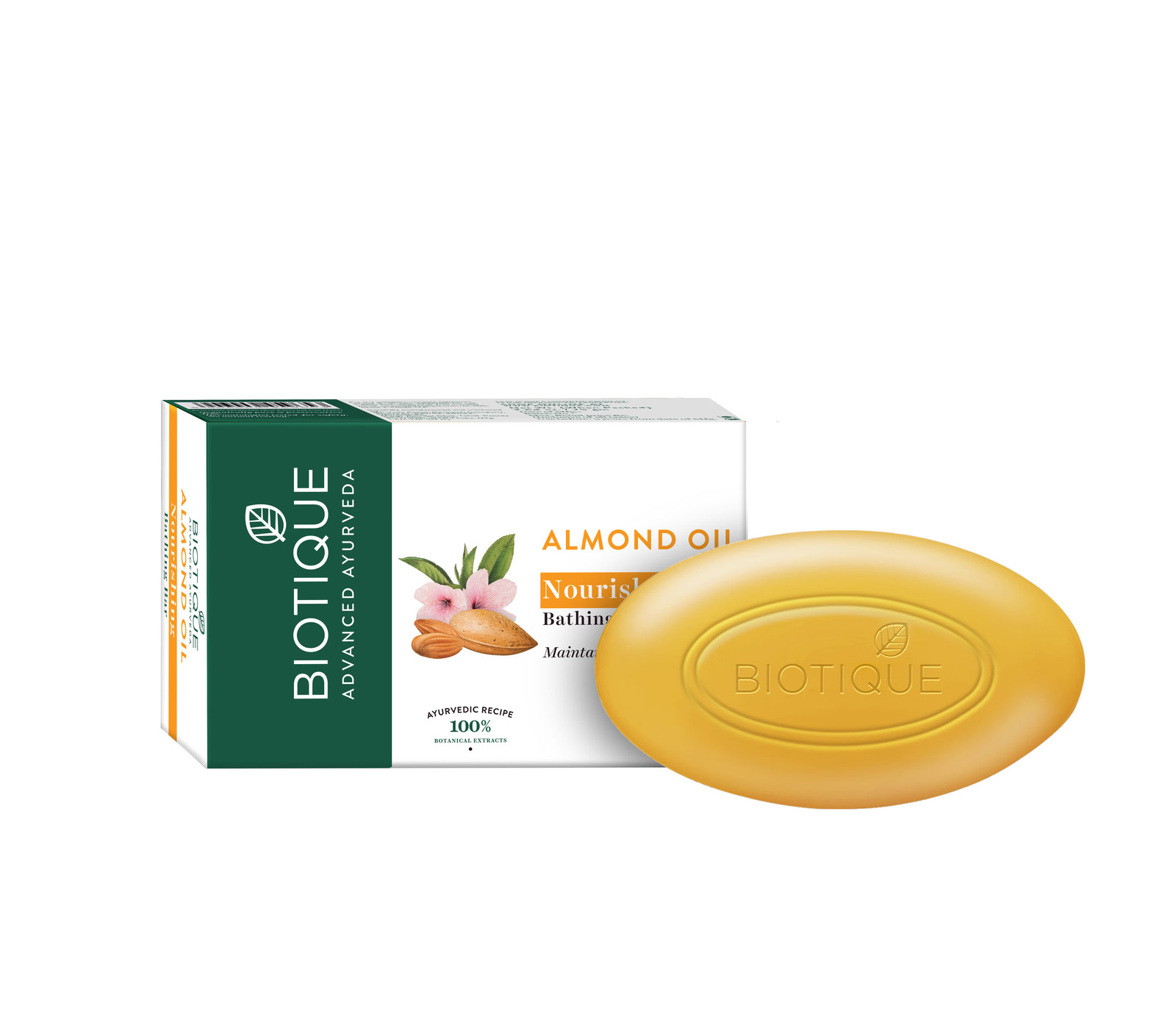 Biotique Bio Almond Oil Nourishing Body Soap 75gm (Pack of 3)-