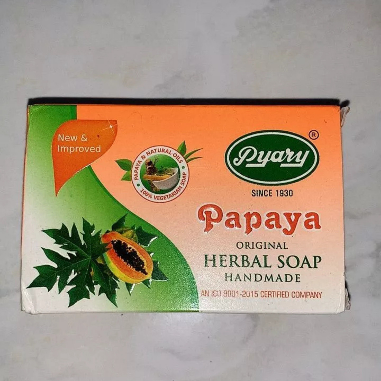 Pyary Papaya Beauty Soap 75g – Herbal Skin Brightening & Cleansing Bar