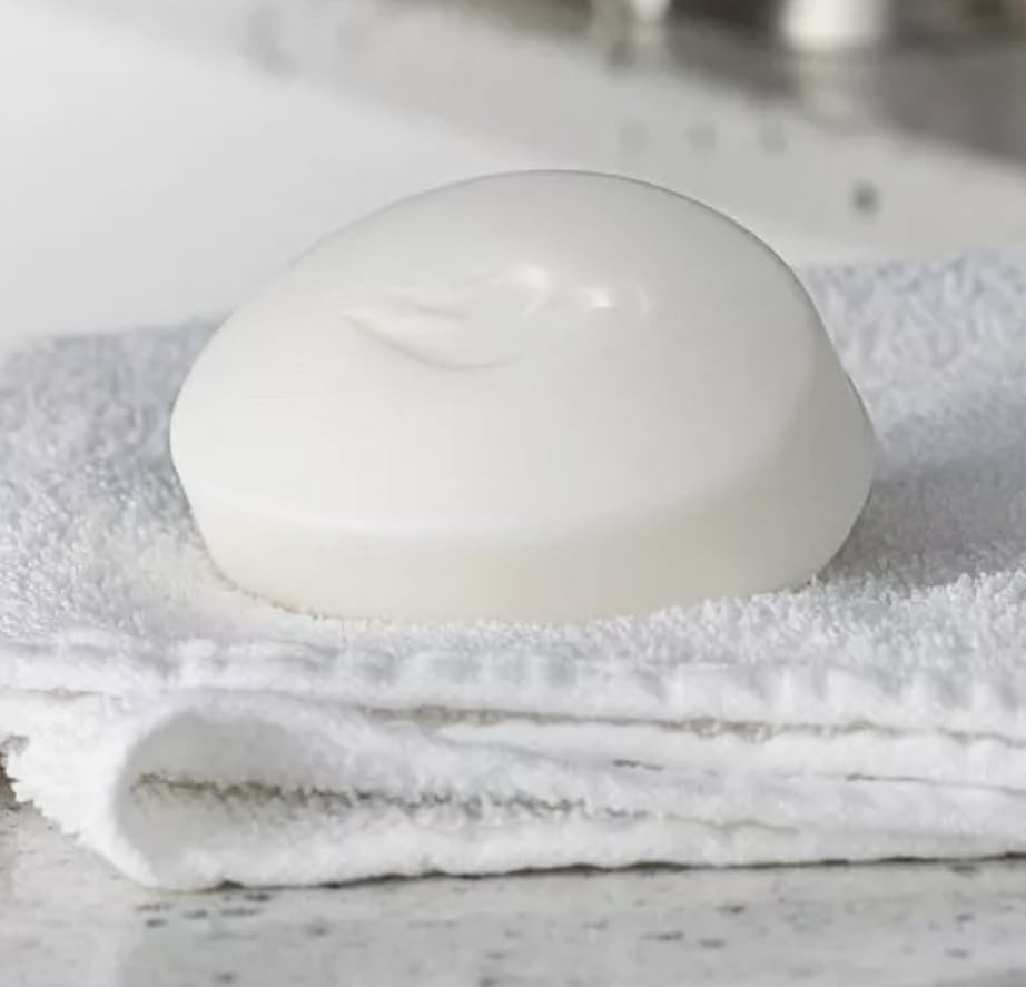 (12) Pack 25 Grams Dove Cream Beauty Bar 0.07 Ounce (Pack of 12), White