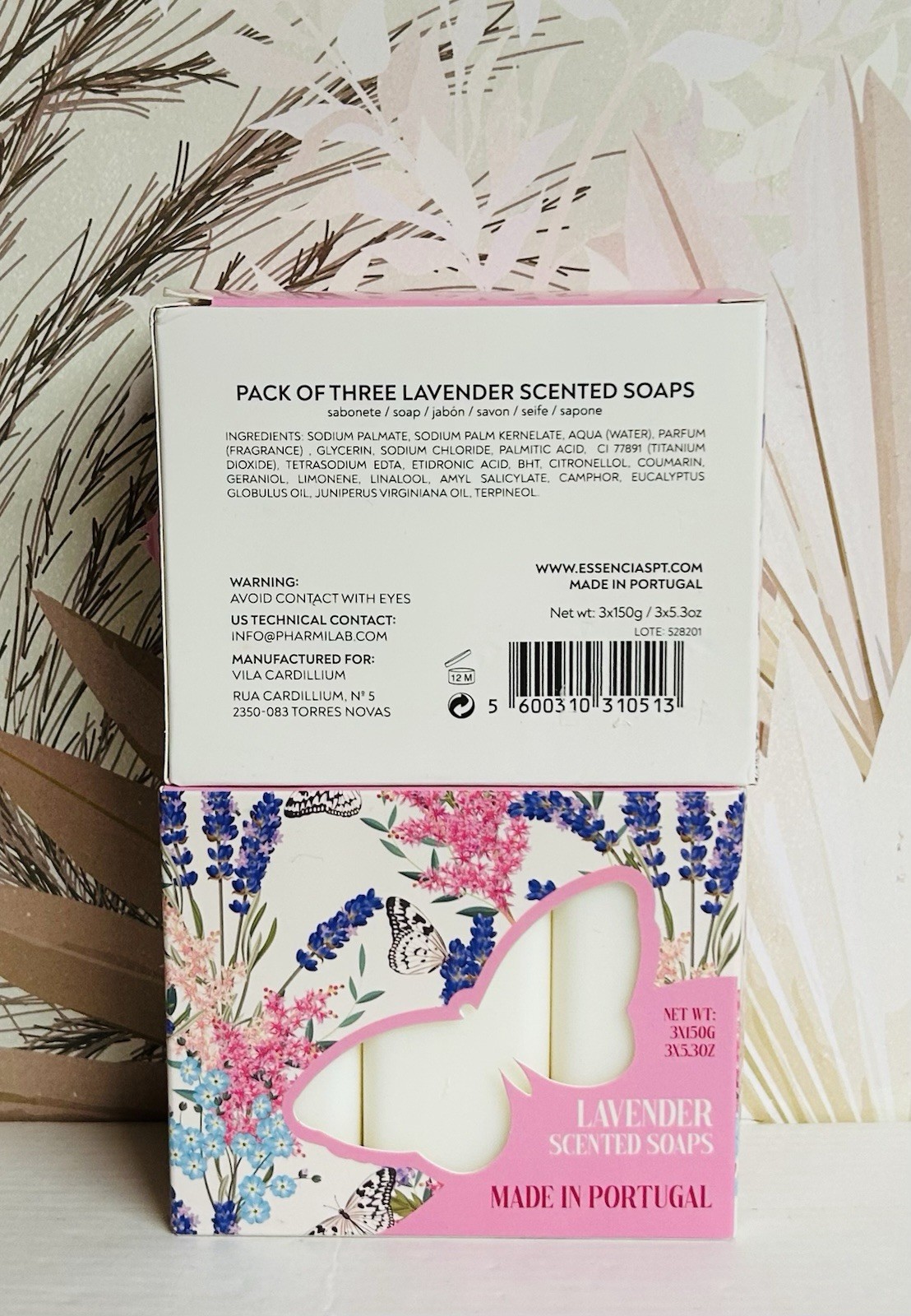 2-Pack Vila Cardillium ~ Lavender Bar Soap 6 Bars 5.3 oz Each