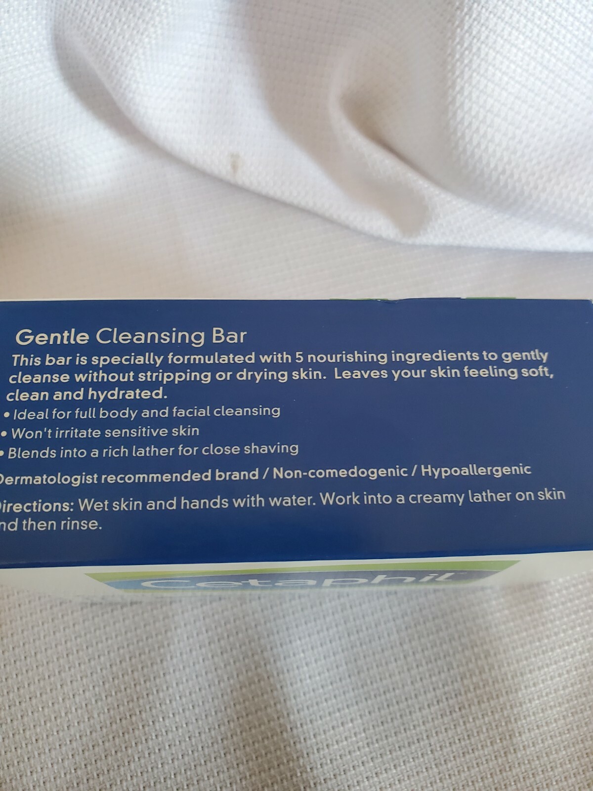 3X Cetaphil Gentle Cleansing Bar for Dry Sensitive Skin 4.5 oz