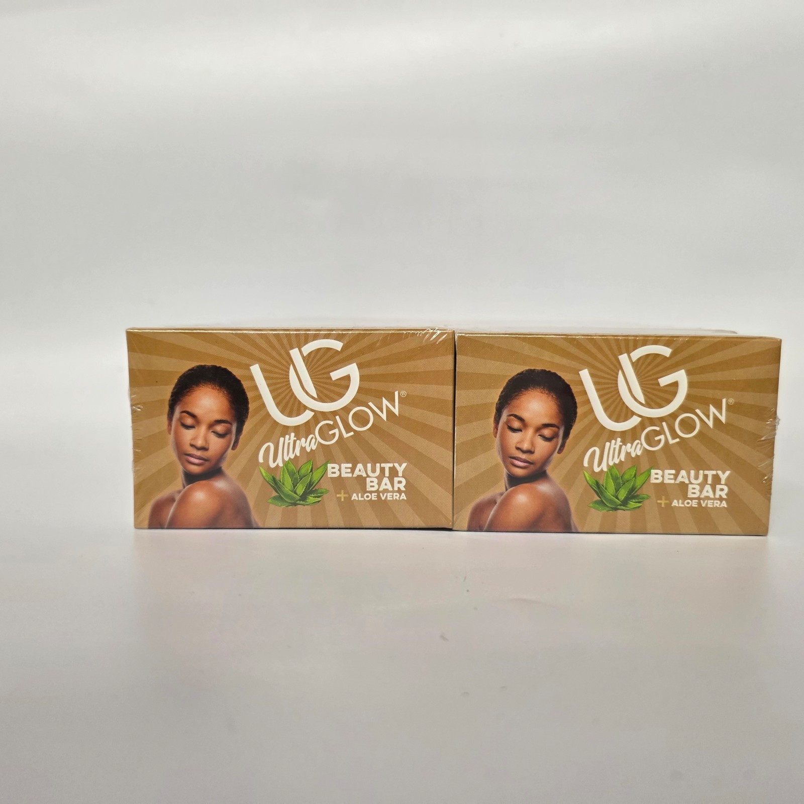 Ultra Glow Beauty Bar Soap with Aloe Vera. 3.5 OZ Each. Lot of 12 Bar Soap