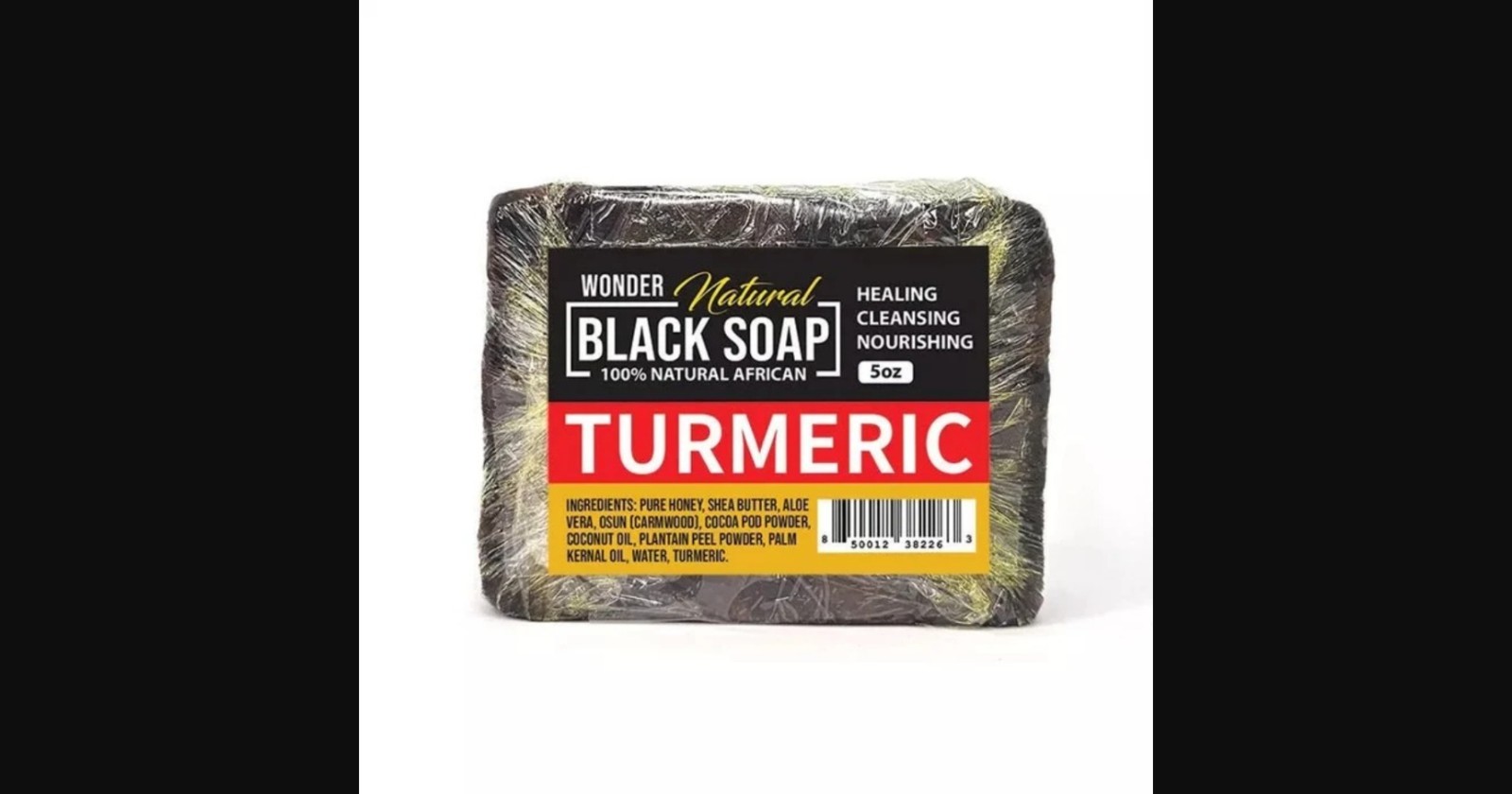 Black Soap with tumeric