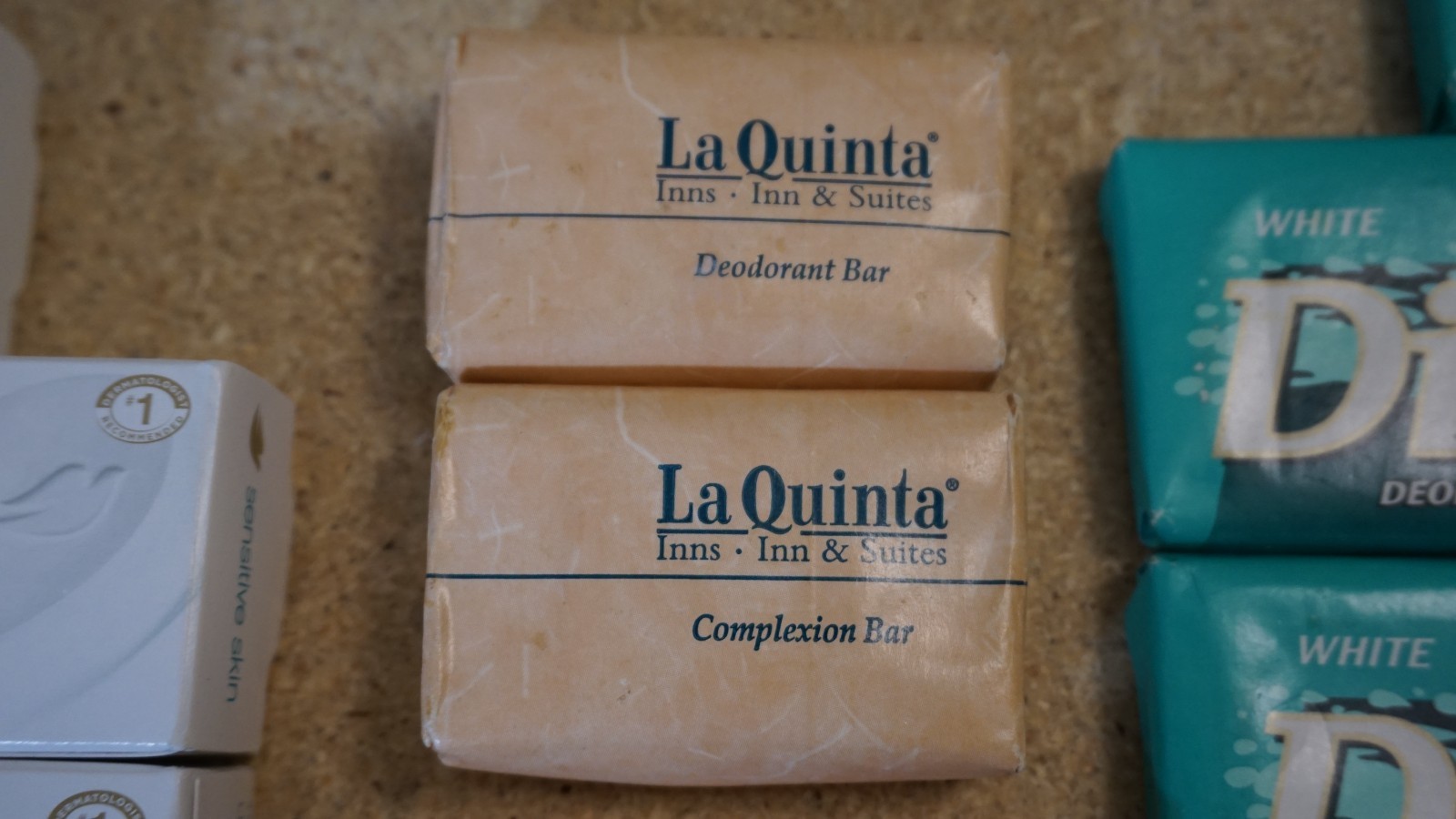 (19 Lot) Hotel Motel Travel Bar Soap Mixed – Dove Sensitive Dial La Quinta Etc.