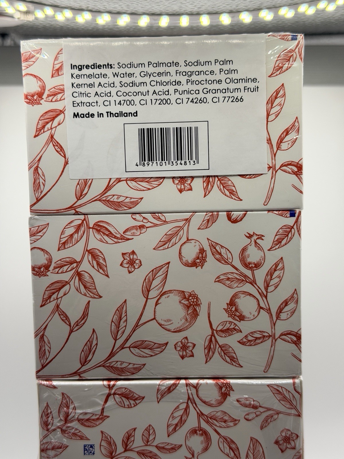 New! Safeguard Natural Detox Soap 3.8oz Pomegranate Each Box Contains 4 Bars