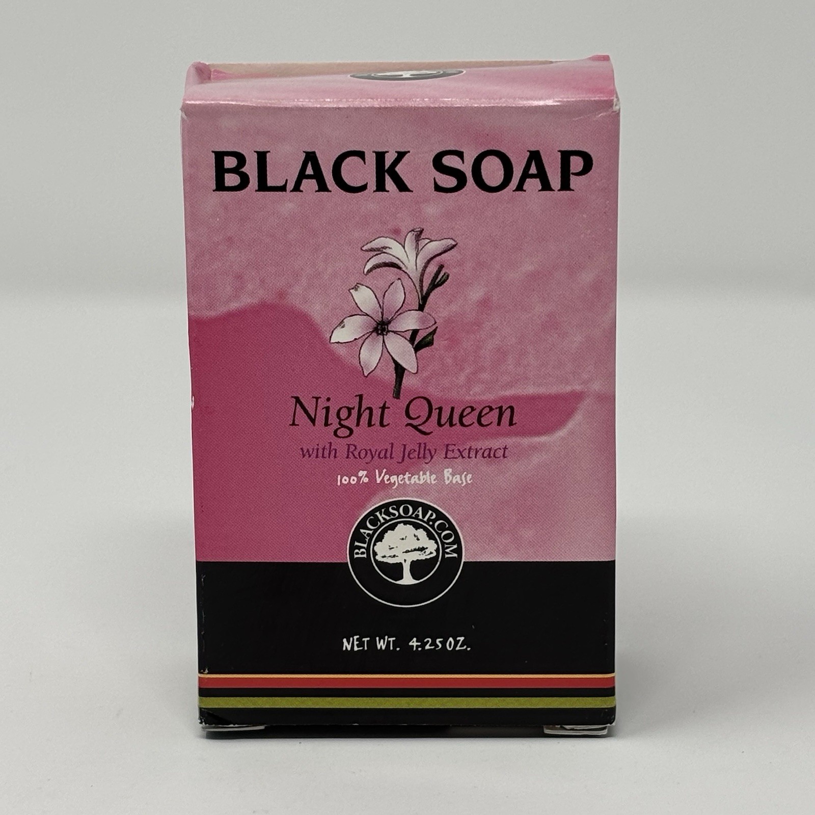 NEW ~ SUNAROMA Night Queen Royal Jelly Extract Black Soap Beauty Bar 4.25 oz