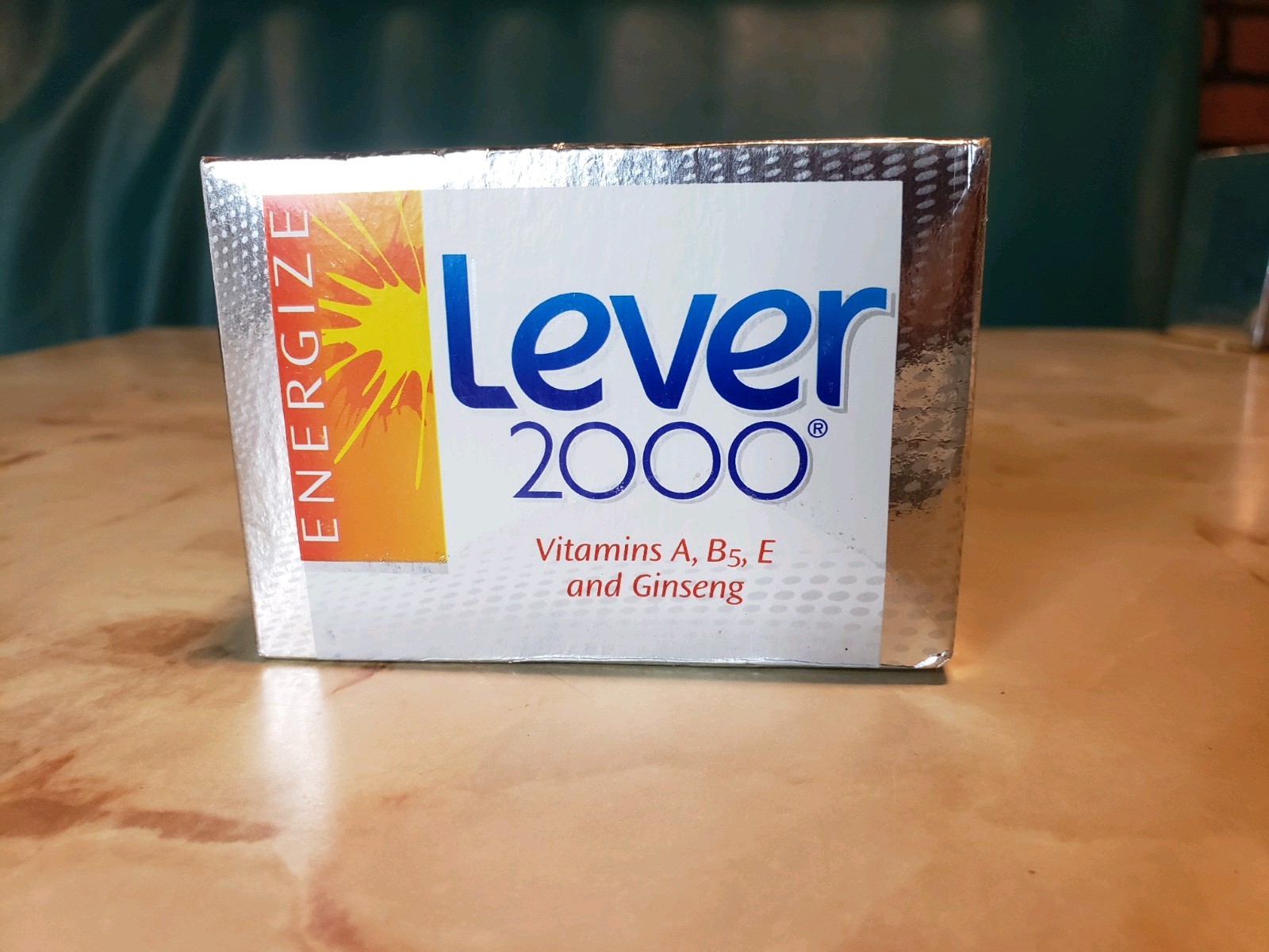 LEVER 2000 ENERGIZE w/ Vitamins & Ginseng VINTAGE Deodorant Soap NEW /1 Bar