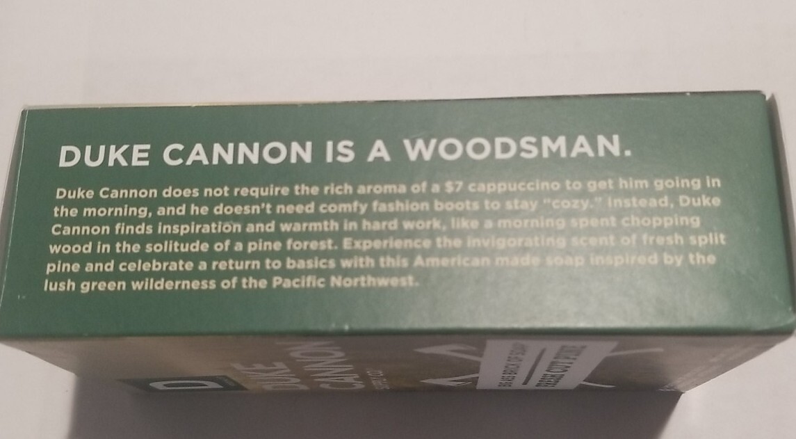 Duke Cannon Fresh Cut Pine Big Ass Brick Soap for Men 10oz Made In USA Big Brick