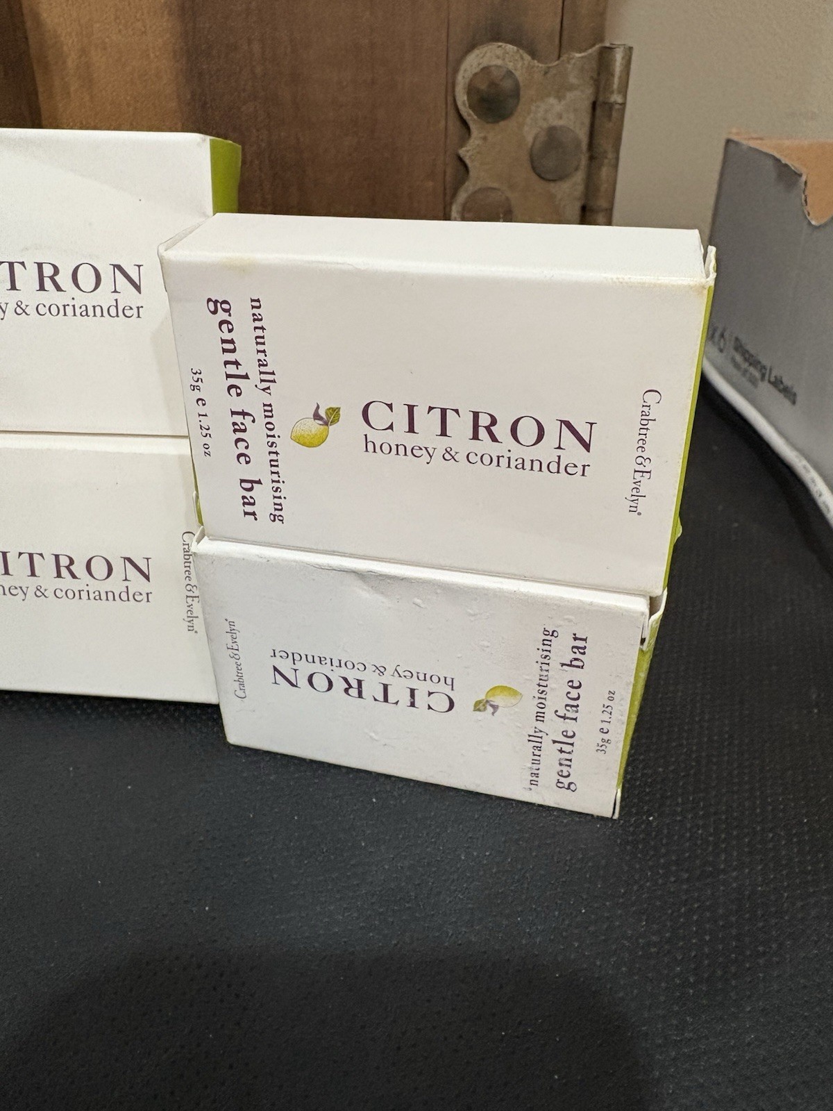 Crabtree & Evelyn Citron & Honey Coriander lot soaps, and minis New Travel