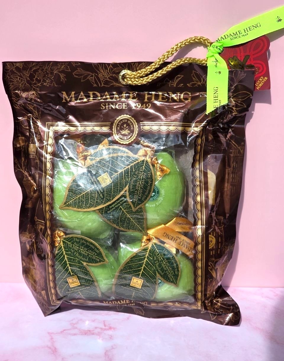 Madame Heng Lime Soap Set 4 x120g Bars Herbal Natural Thai Bath Soap NEW