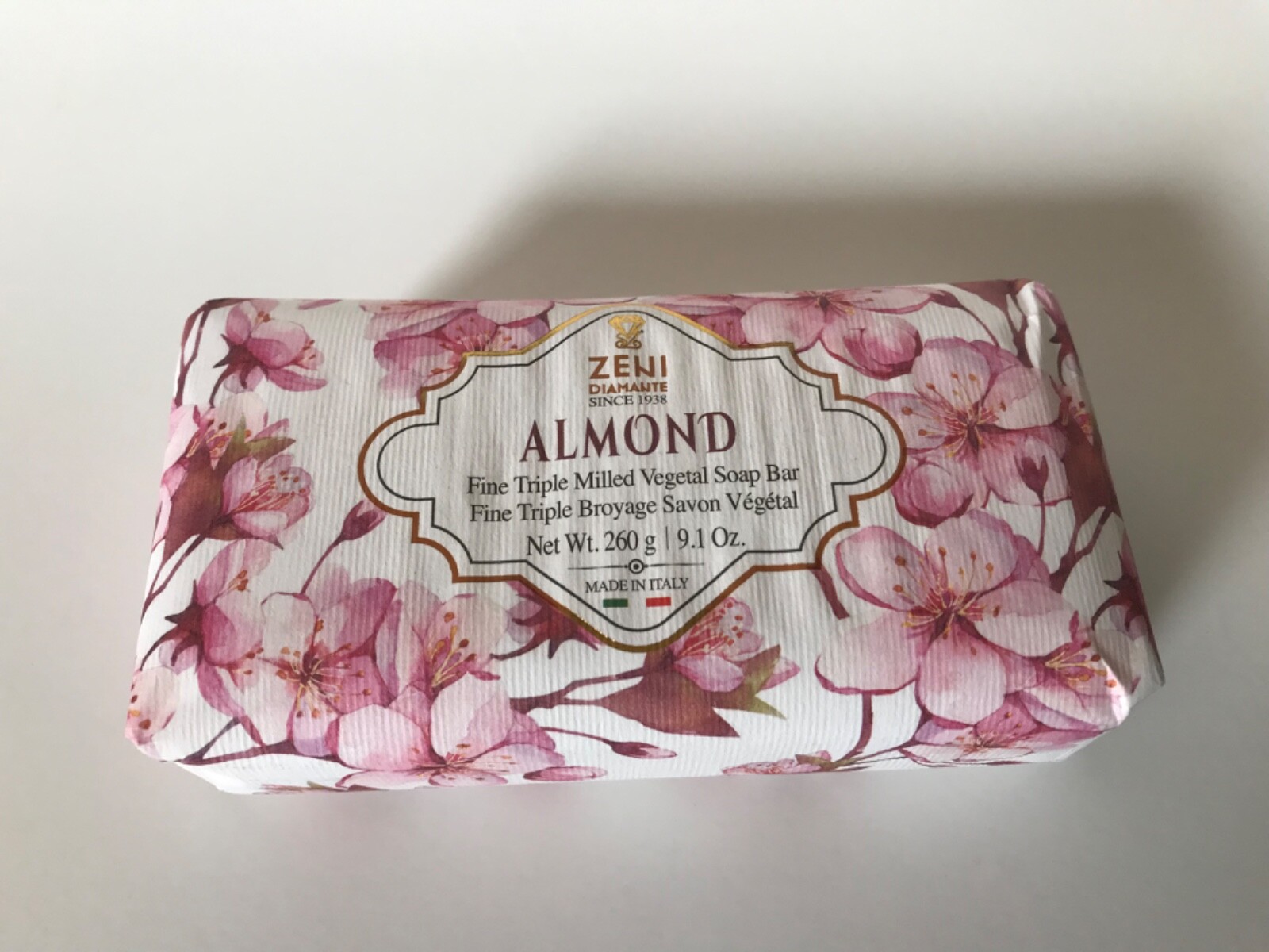 zeni diamante bar soap