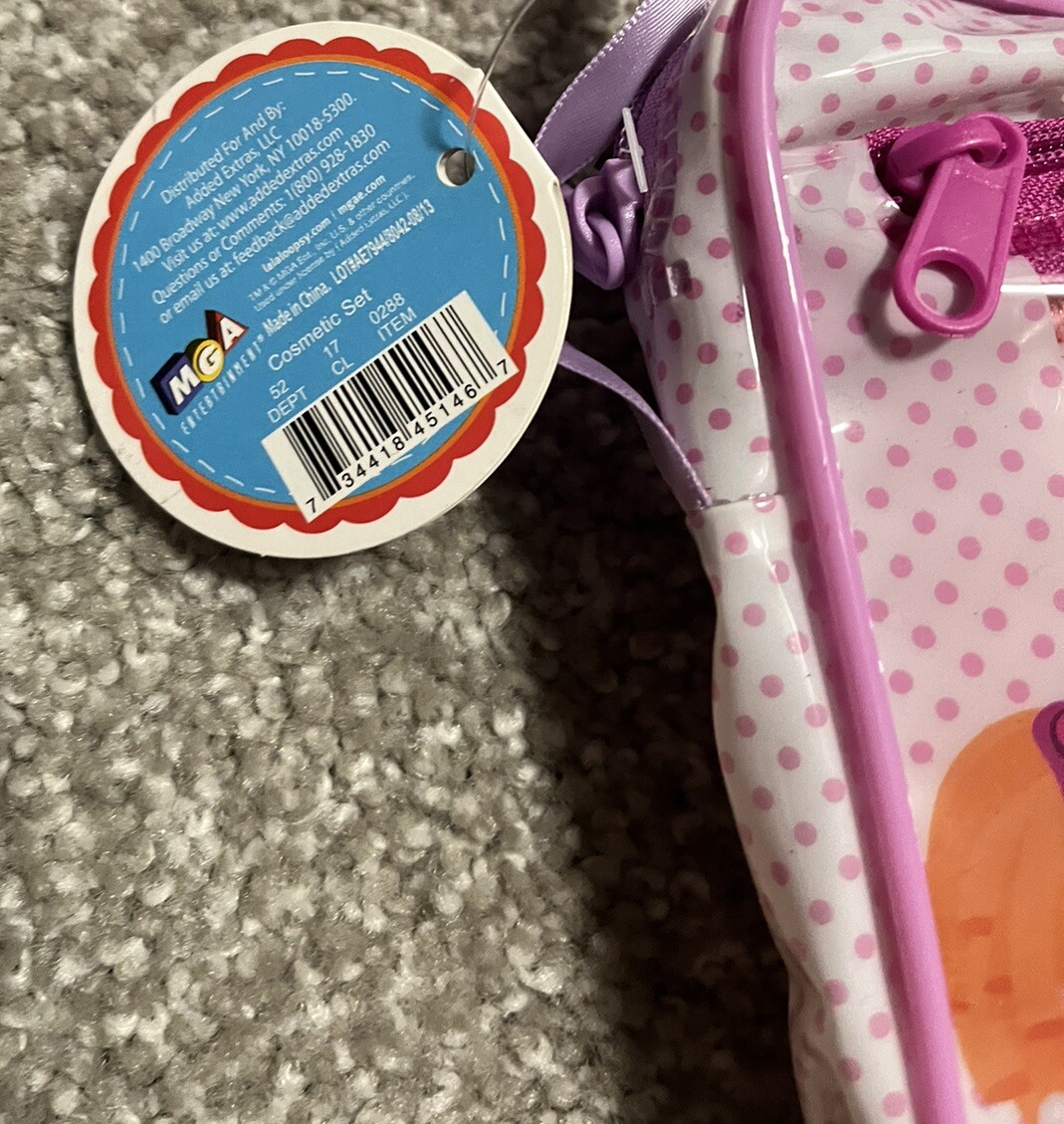Lalaloopsy Cosmetic Set Includes Lip Balms /gloss Cosmetic bag New