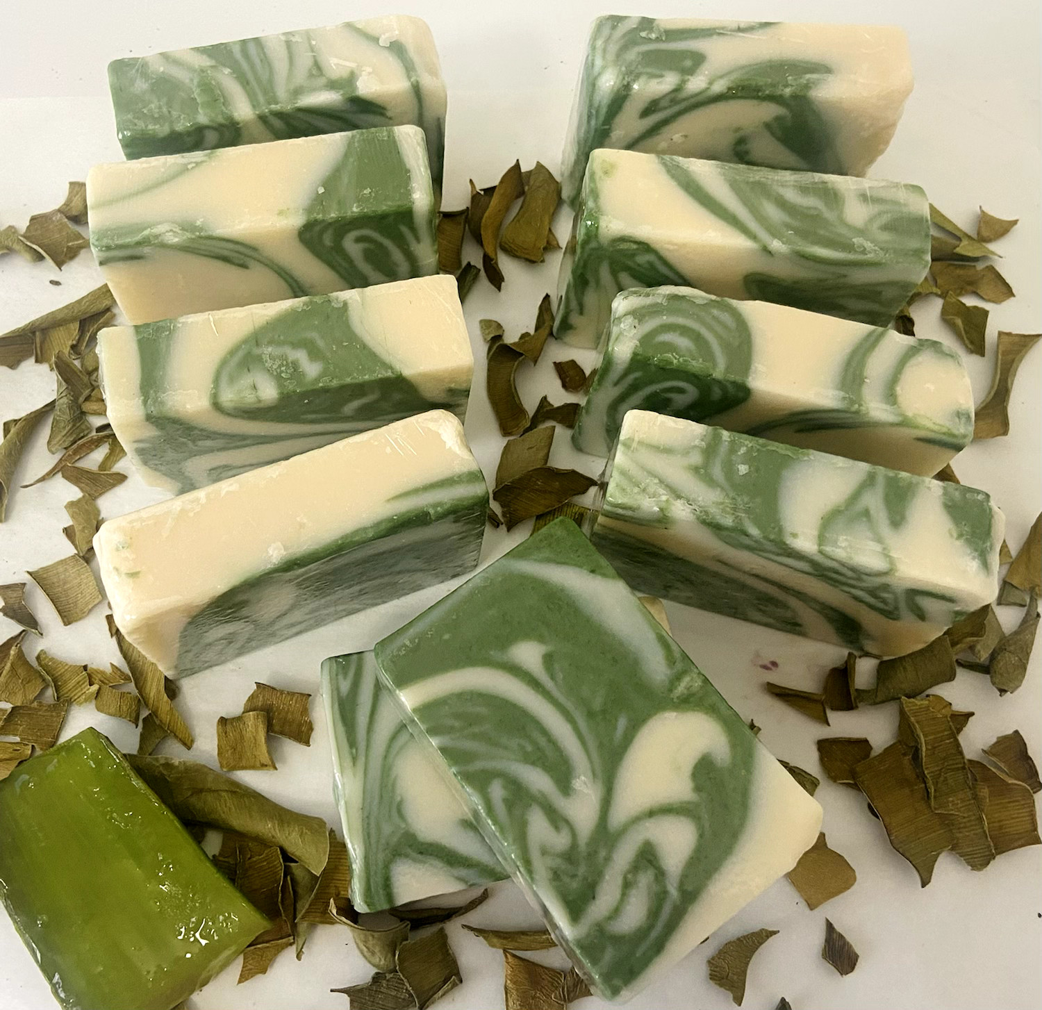 Cool Fresh Aloe Shea Butter Natural Handmade Cold Process Soap