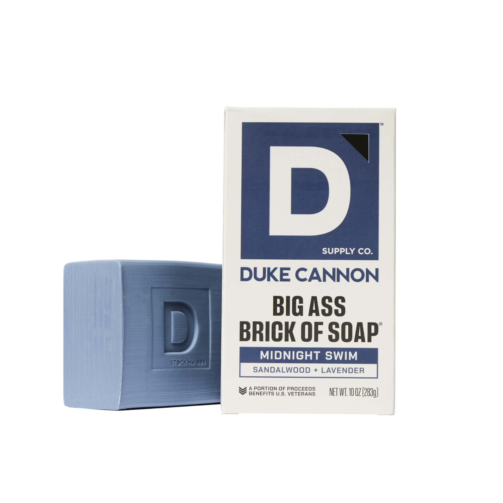 4 Pack Duke Cannon Mens Bar Soap Big Ass Brick Midnight Swim Fresh Shower 10 oz