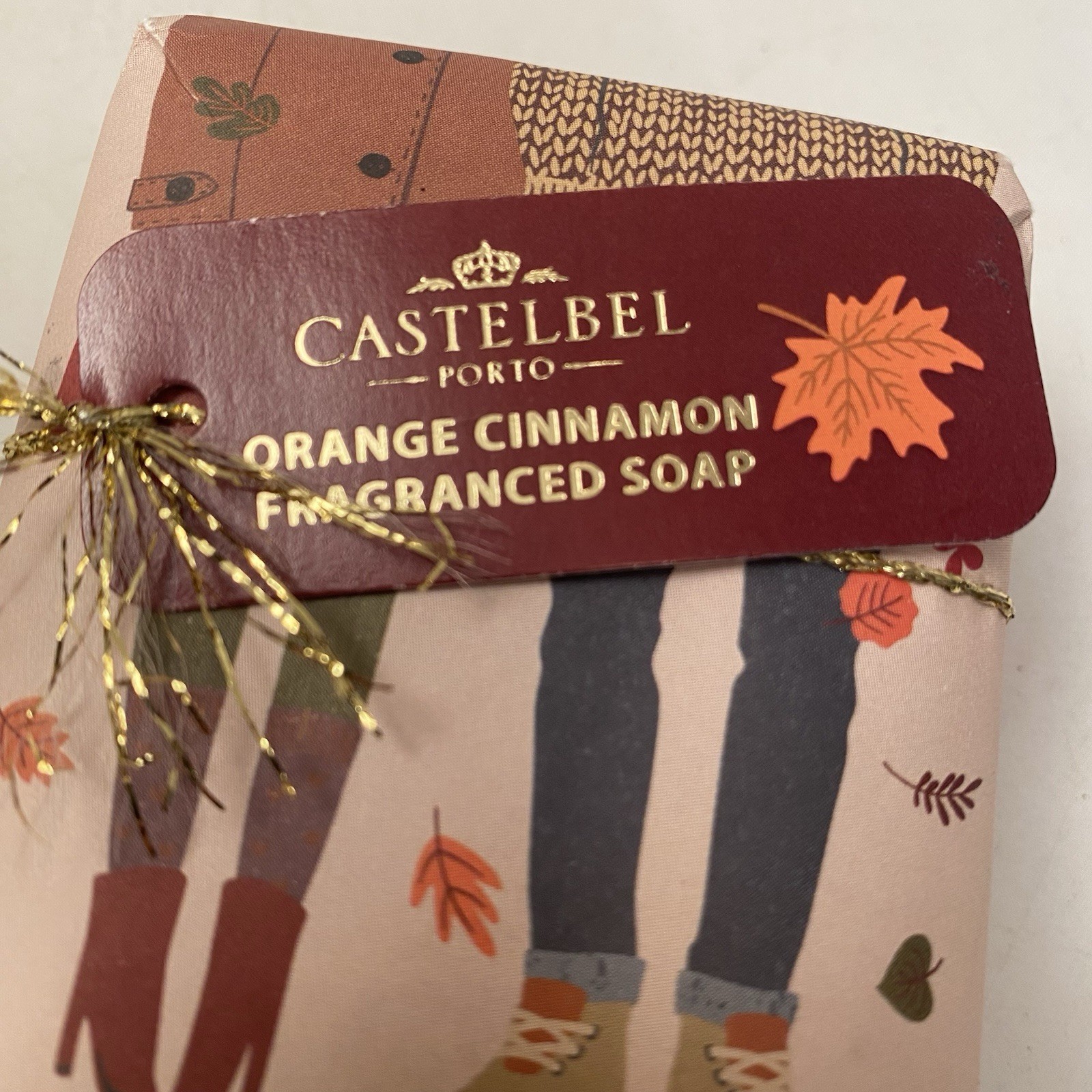 Castebel Orange Cinnamon Fragrance Bar Soap Portugal 10.5 Oz 300 G Scented New