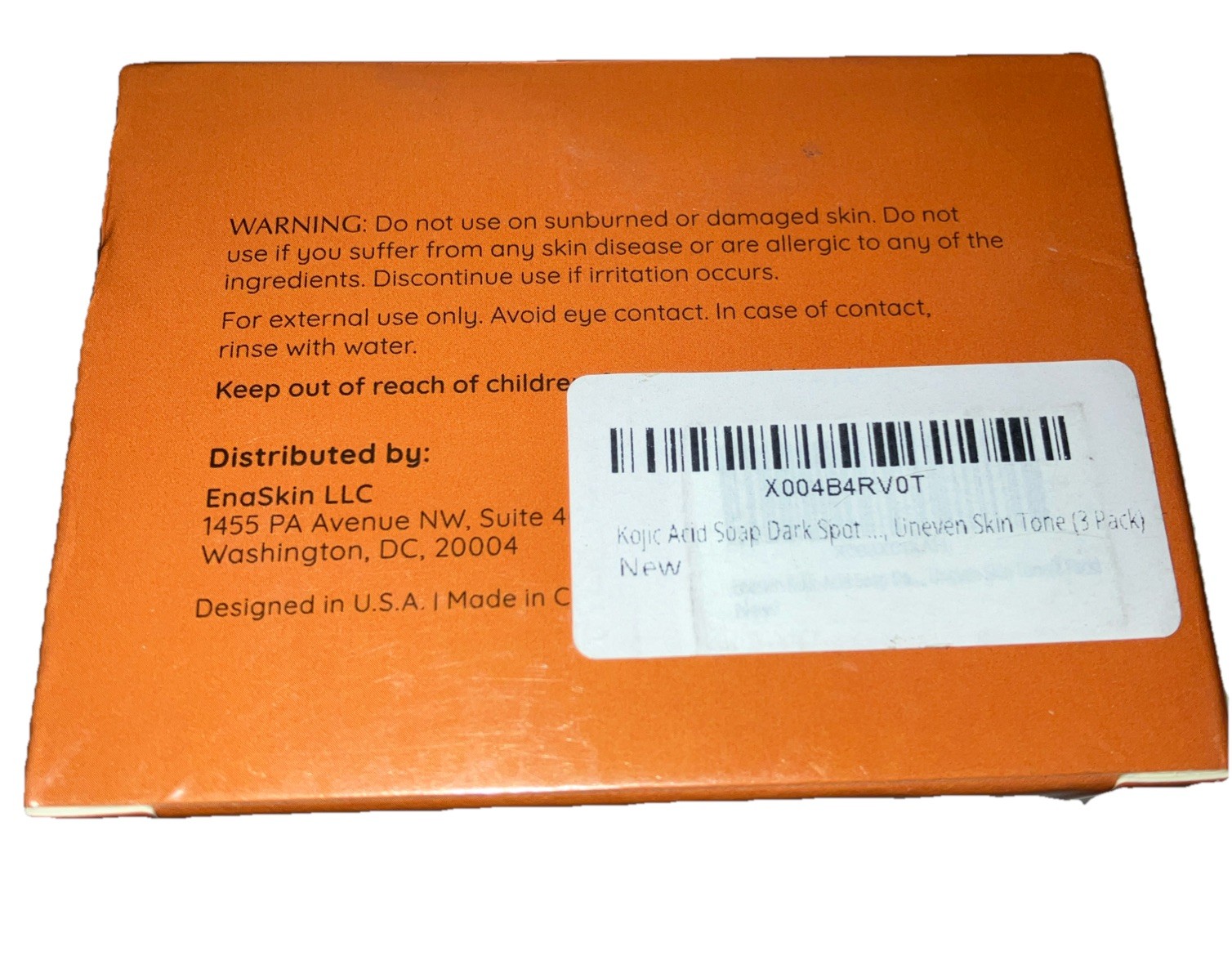 3 Kojic Acid Dark Spot Remover Soap Bars Vitamin C Retinol Collagen Exp 7/26