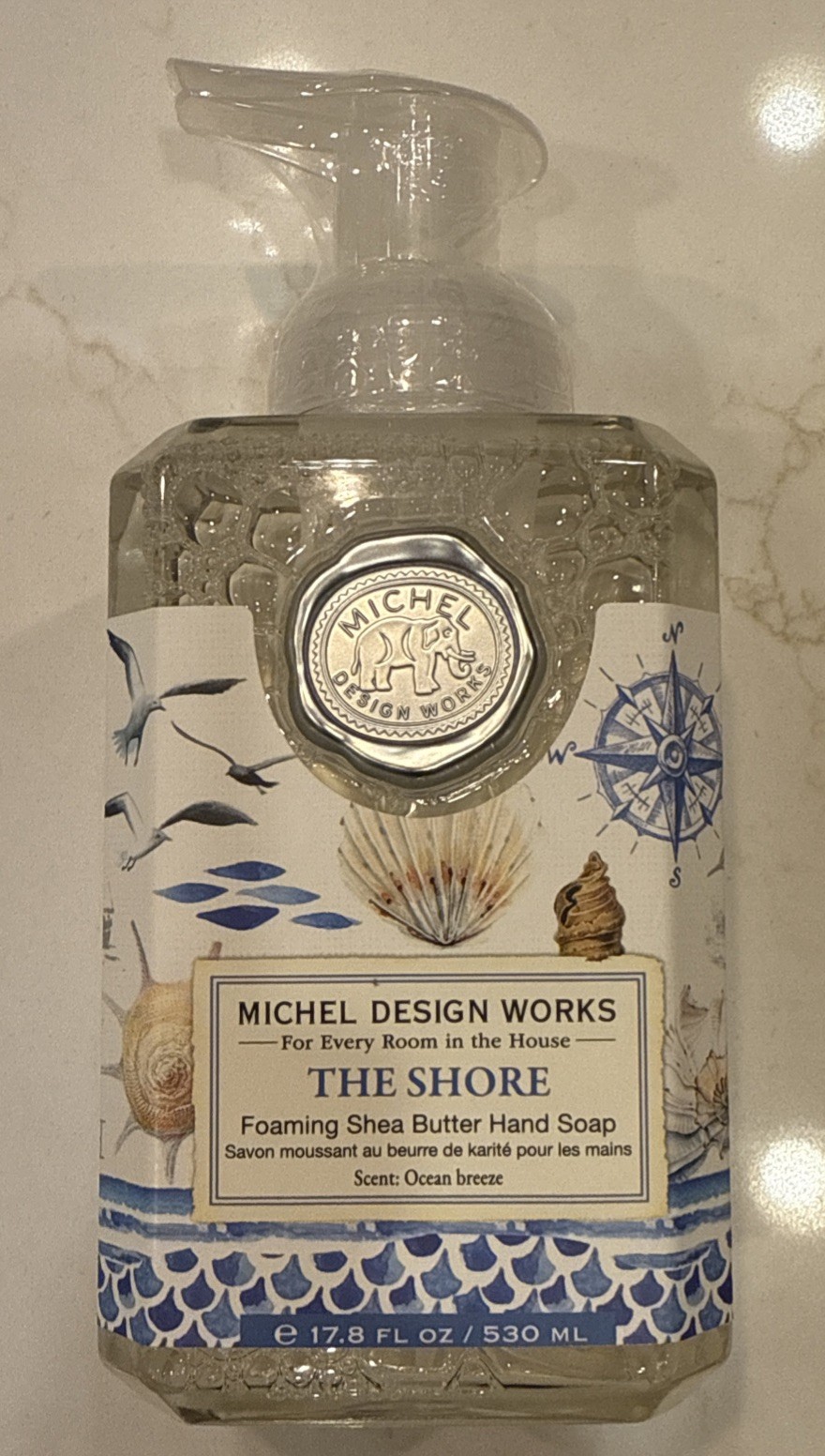 Michel Design Works SHEA BUTTER FOAMING HAND SOAP The Shore Ocean 17.8 Oz
