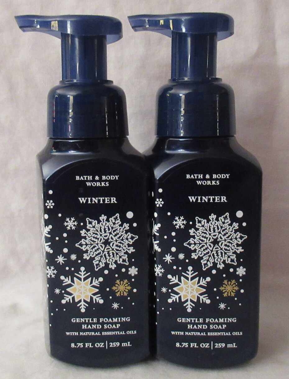 Bath & Body Works Gentle Foaming Hand Soap Lot Set of 2 WINTER orange clove buds