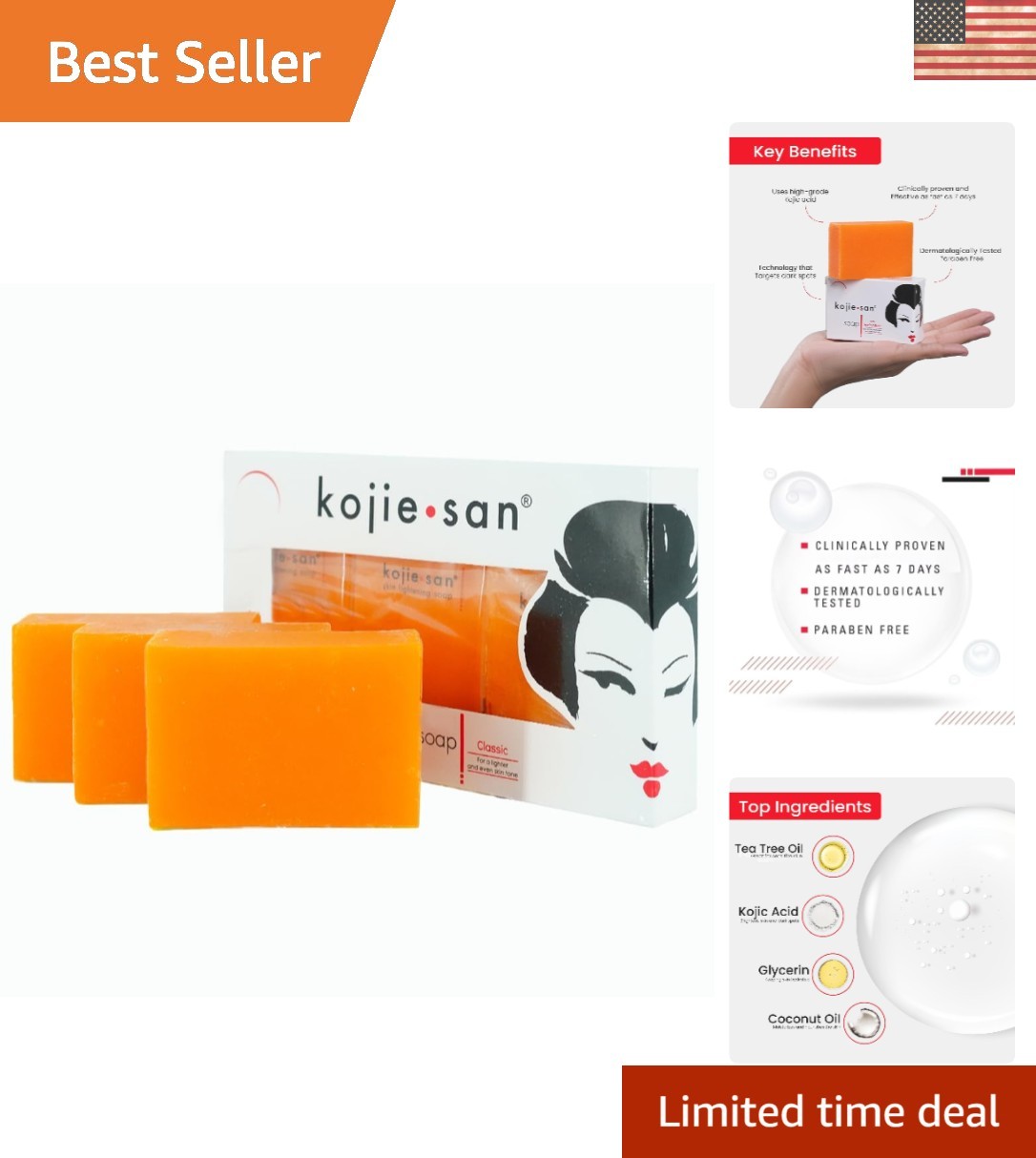 Revitalize Your Skin – Kojic Acid Soap Bars with Coconut & Tea Tree Oil