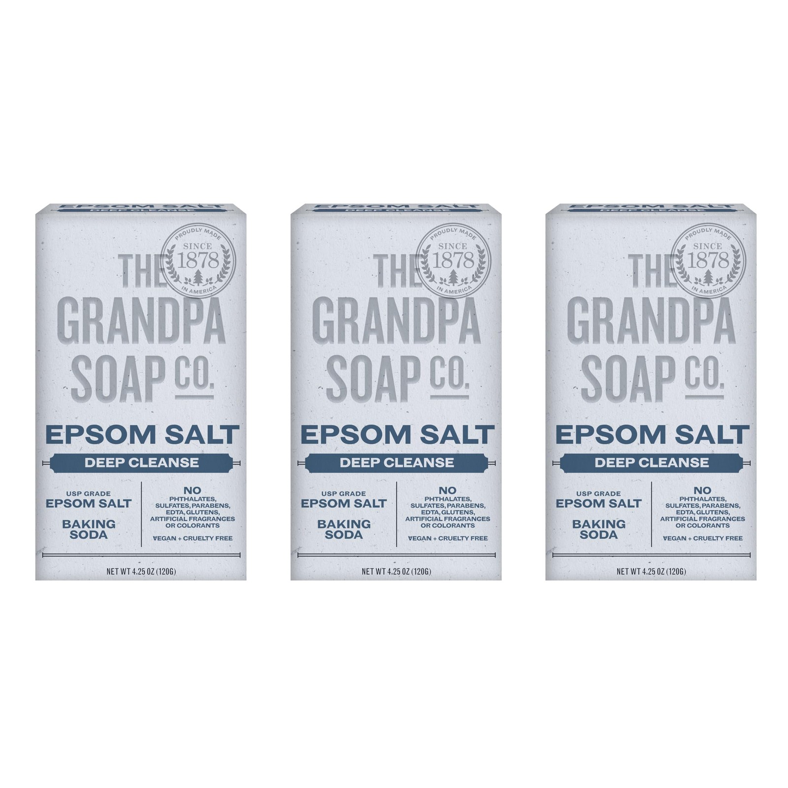Epsom Salt Bar Soap – Deep Cleansing Soap, Made with Epsom Salt and Baking So…